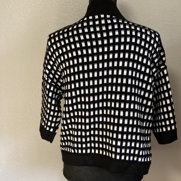 Worthington Cropped Cardigan Sweater Size M - Picture 2 of 4
